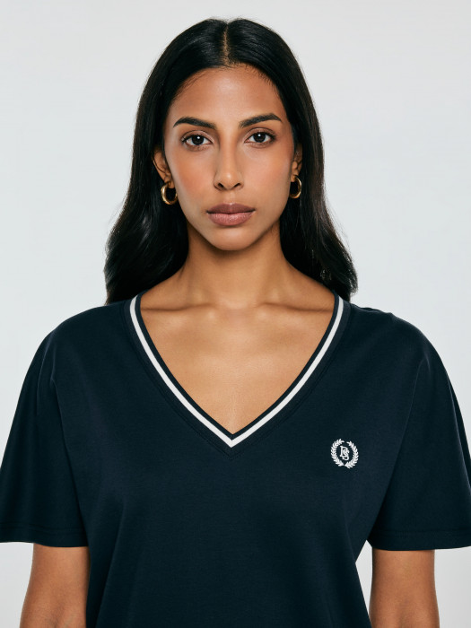 Čierne krátke šaty ZORKANA 403